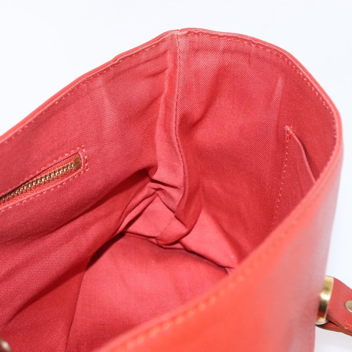 Chloe Vintage Handbag Leather Red Leather Handbag (Pre-Owned)