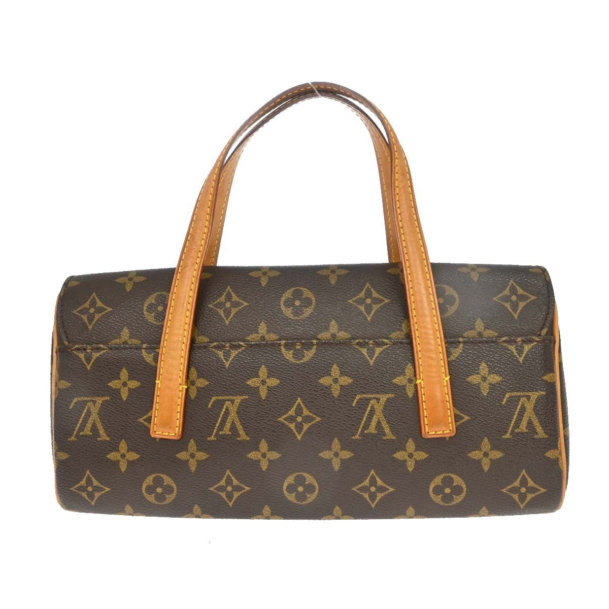 Louis Vuitton Sonatine Handbag Monogram Canvas Brown Canvas Handbag (Pre-Owned)