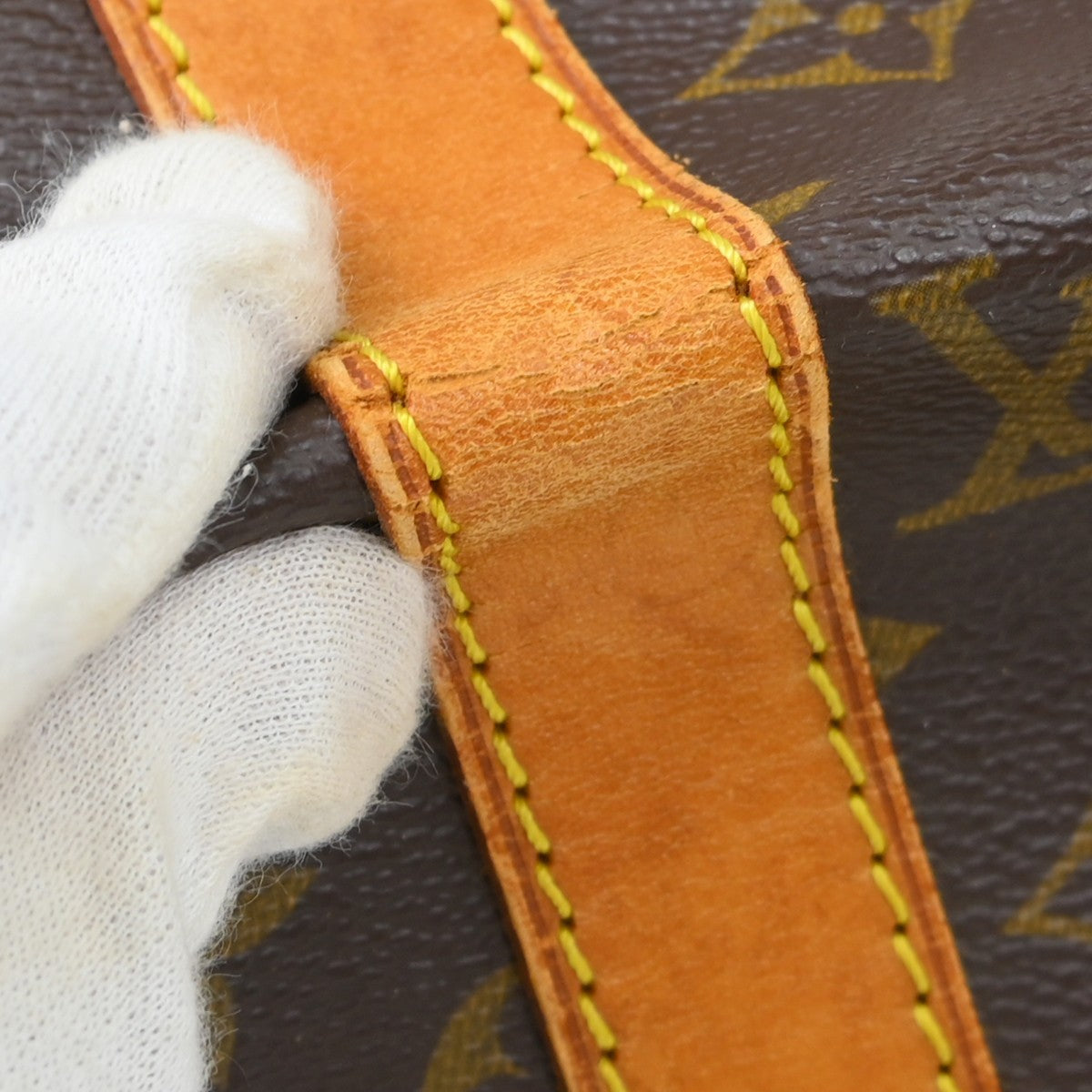 Louis Vuitton Keepall Bag Monogram Canvas Brown Canvas Travel Bag Bag (Pre-Owned)