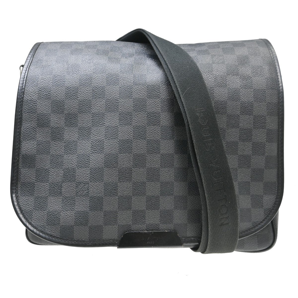 Louis Vuitton Daniel Messenger Bag Damier Graphite Gray Canvas Shoulder Bag Bag (Pre-Owned)