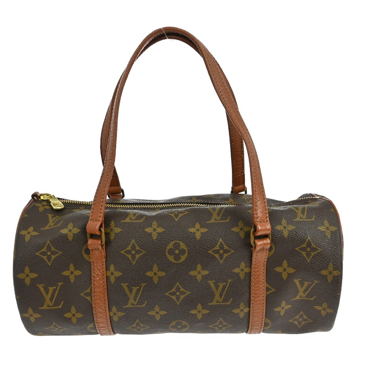 Louis Vuitton Papillon Handbag Monogram Canvas Brown Canvas Handbag (Pre-Owned)