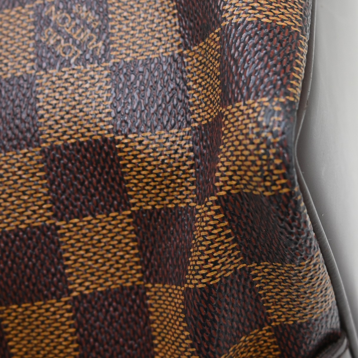 Louis Vuitton Chelsea Handbag Damier Brown Canvas Shoulder Bag Bag (Pre-Owned)