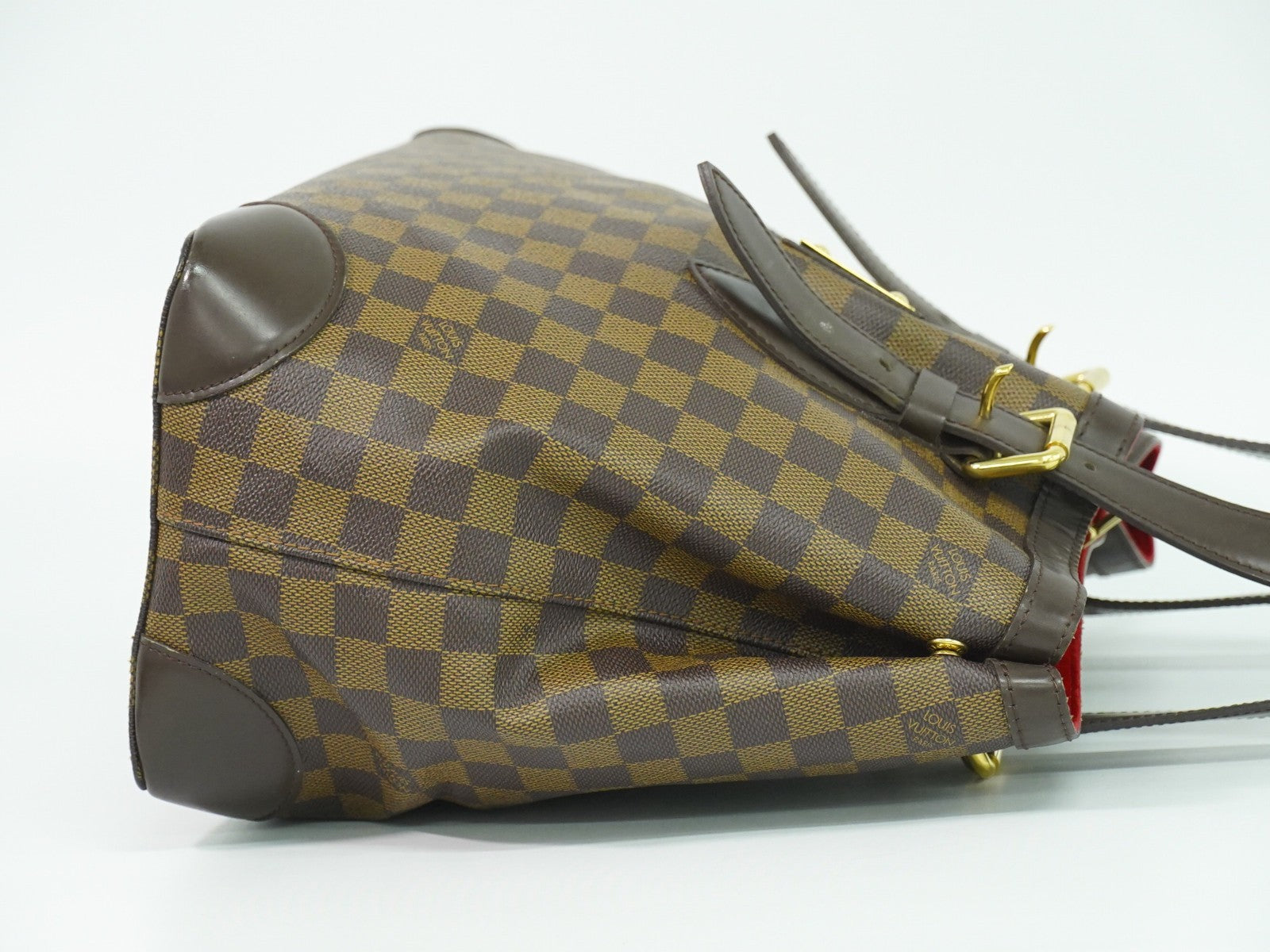 Louis Vuitton Hampstead Handbag Damier Brown Canvas Shoulder Bag Bag (Pre-Owned)