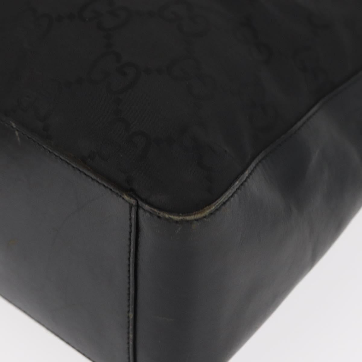 Gucci Vintage Hobo Gg Canvas Black Canvas Shoulder Bag Bag (Pre-Owned)