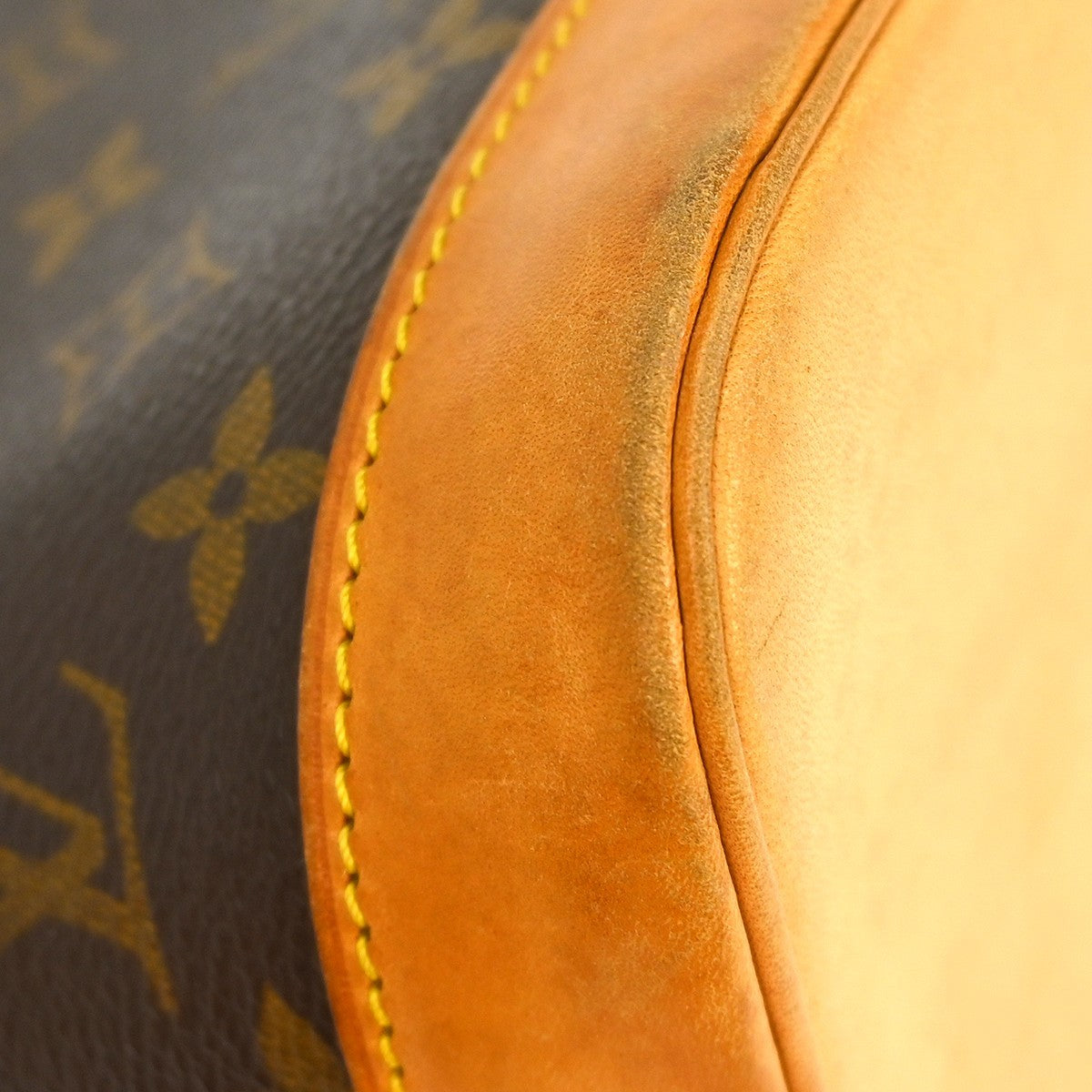 Louis Vuitton Alma Handbag Monogram Canvas Brown Canvas Handbag (Pre-Owned)