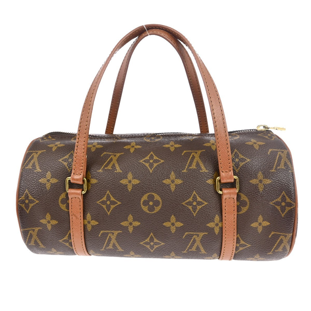 Louis Vuitton Papillon Handbag Monogram Canvas Brown Canvas Handbag (Pre-Owned)