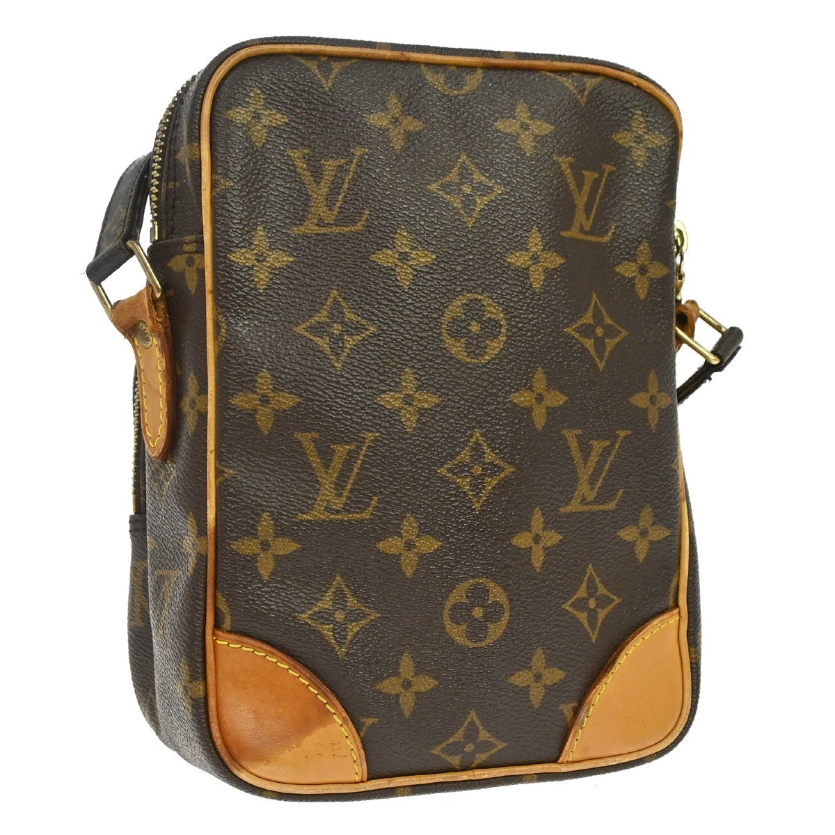 Louis Vuitton Amazone Bag Monogram Canvas Brown Canvas Shoulder Bag Bag (Pre-Owned)
