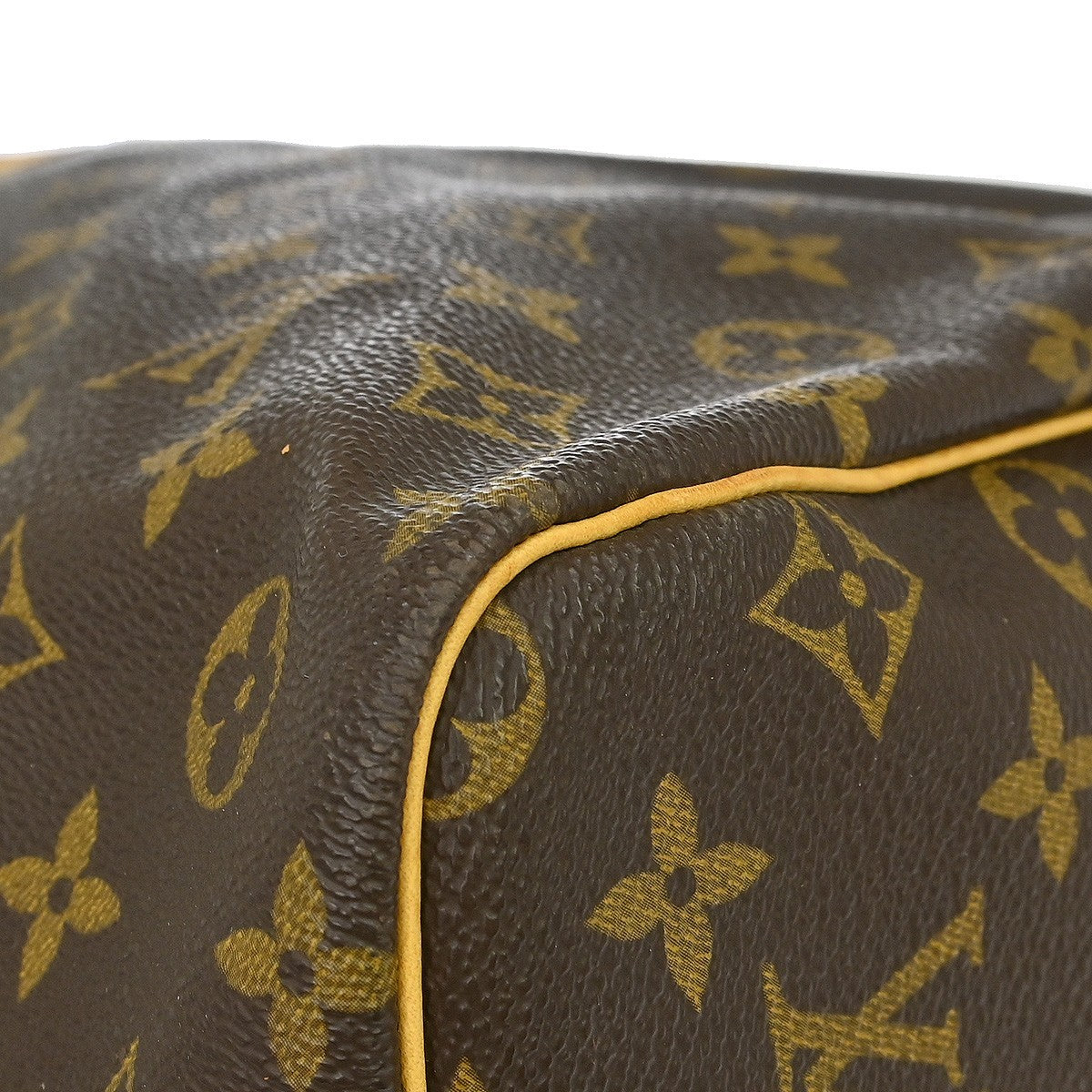 Louis Vuitton Keepall Bag Monogram Canvas Brown Canvas Travel Bag Bag (Pre-Owned)
