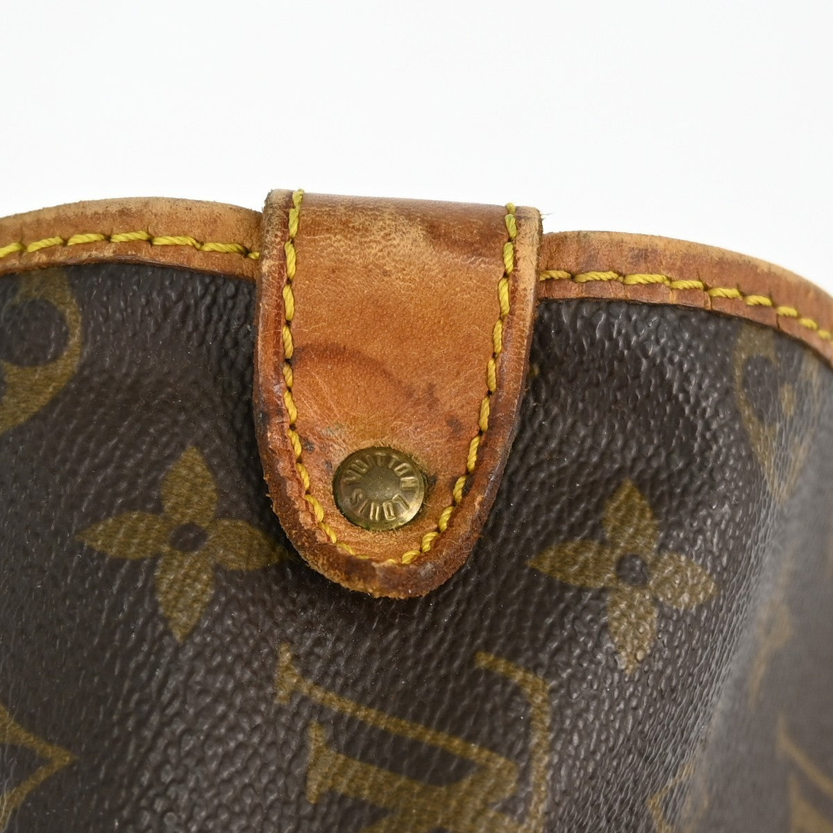 Louis Vuitton Saumur Handbag Monogram Canvas Brown Canvas Shoulder Bag Bag (Pre-Owned)