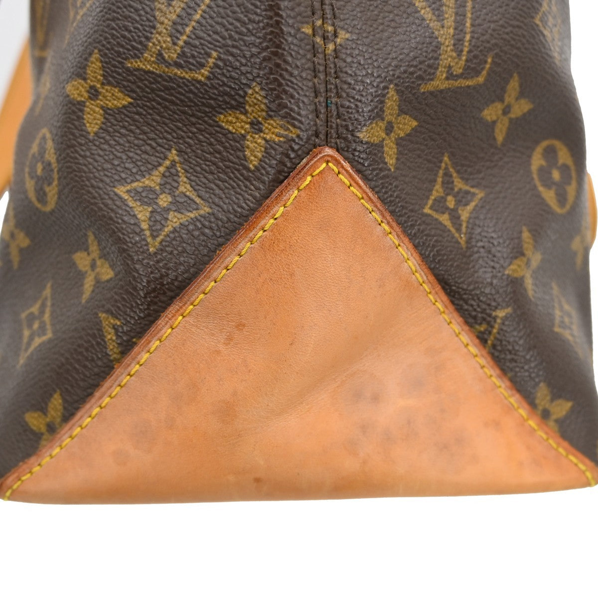 Louis Vuitton Cabas Mezzo Monogram Canvas Brown Canvas Tote Bag Bag (Pre-Owned)