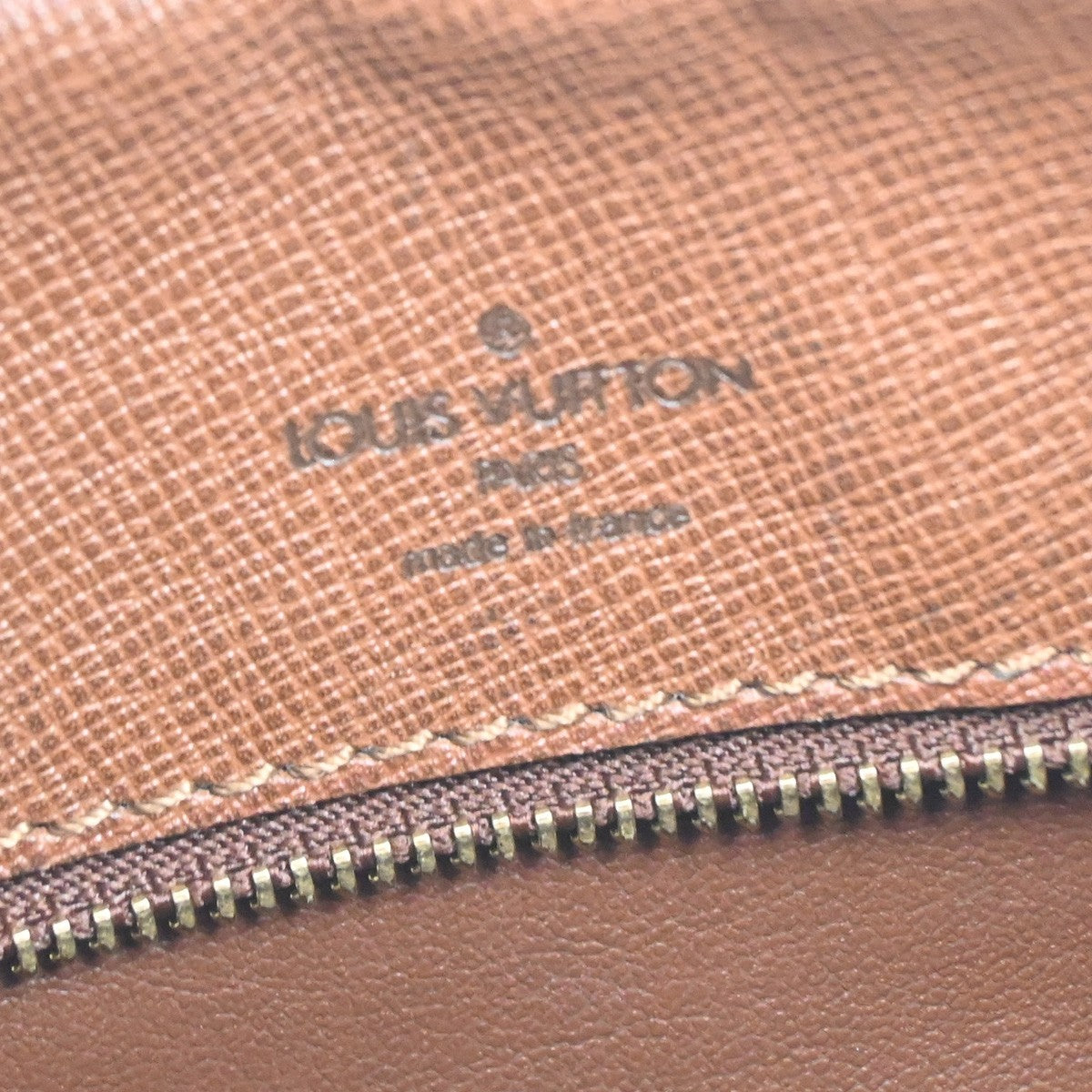 Louis Vuitton Boulogne Handbag Monogram Canvas Brown Canvas Shoulder Bag Bag (Pre-Owned)