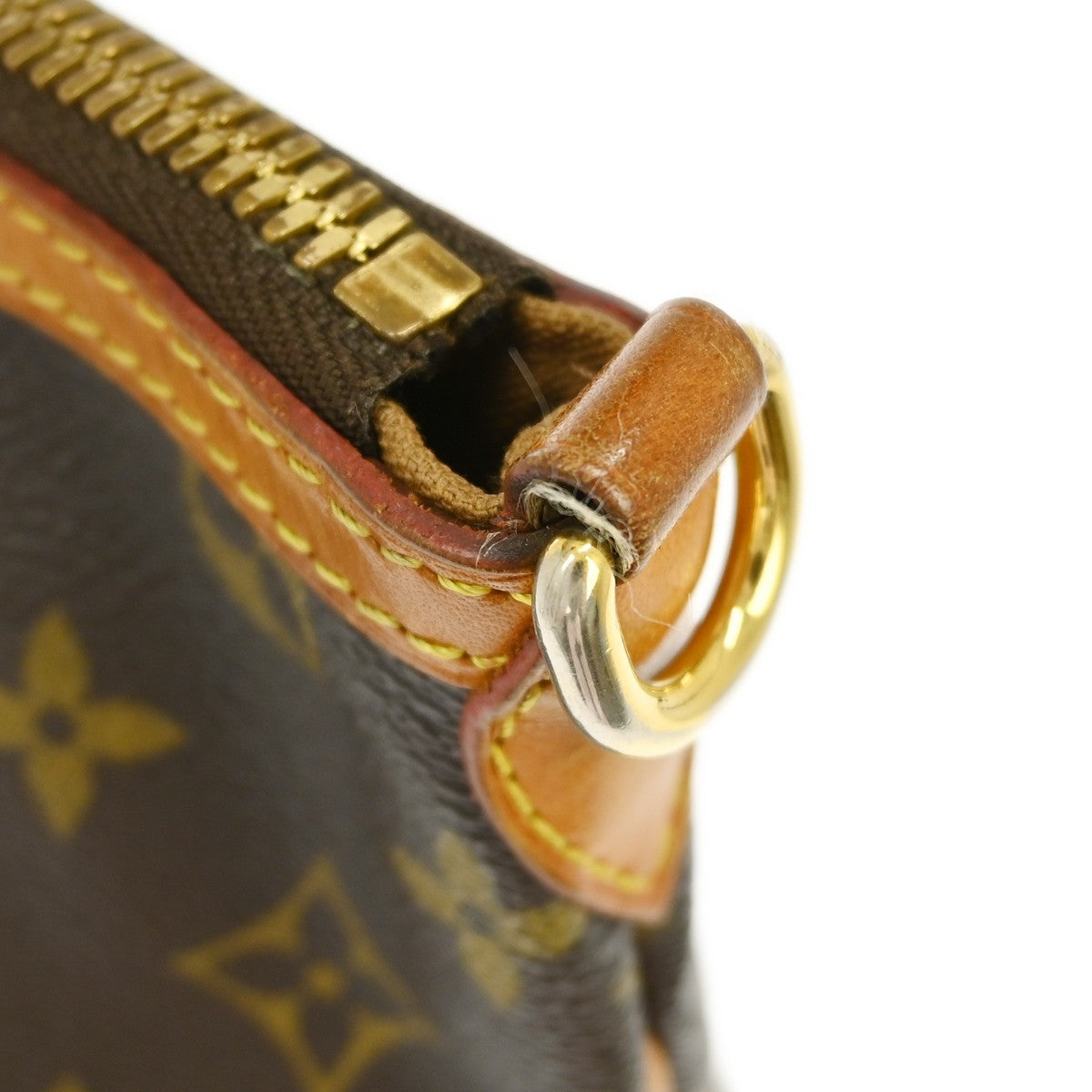 Louis Vuitton Palermo Handbag Monogram Canvas Brown Canvas Tote Bag Bag (Pre-Owned)