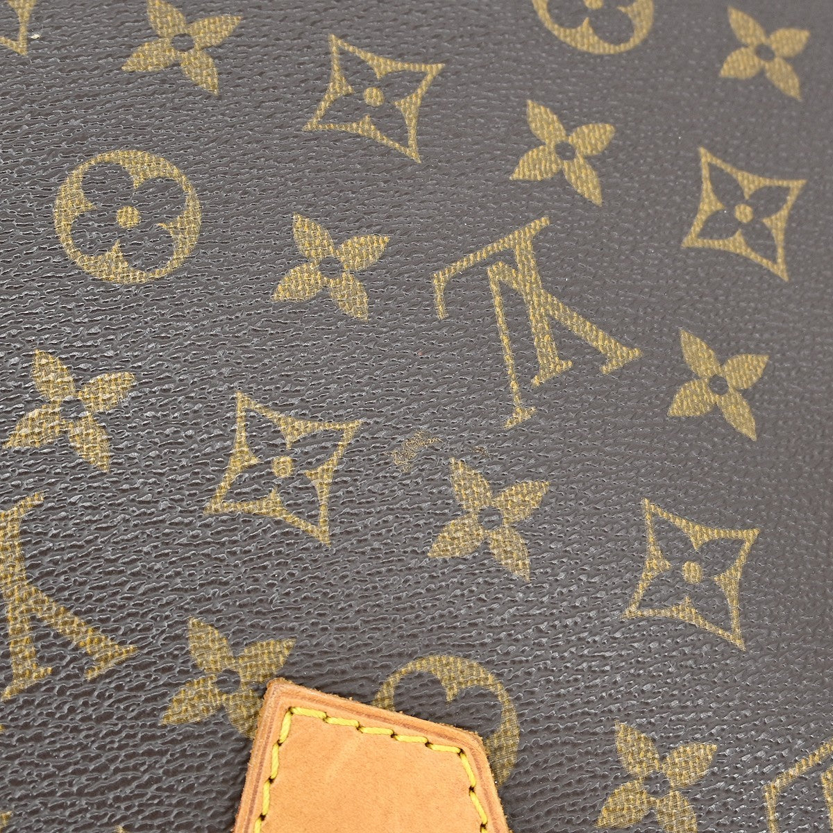 Louis Vuitton Alma Handbag Monogram Canvas Brown Canvas Handbag (Pre-Owned)