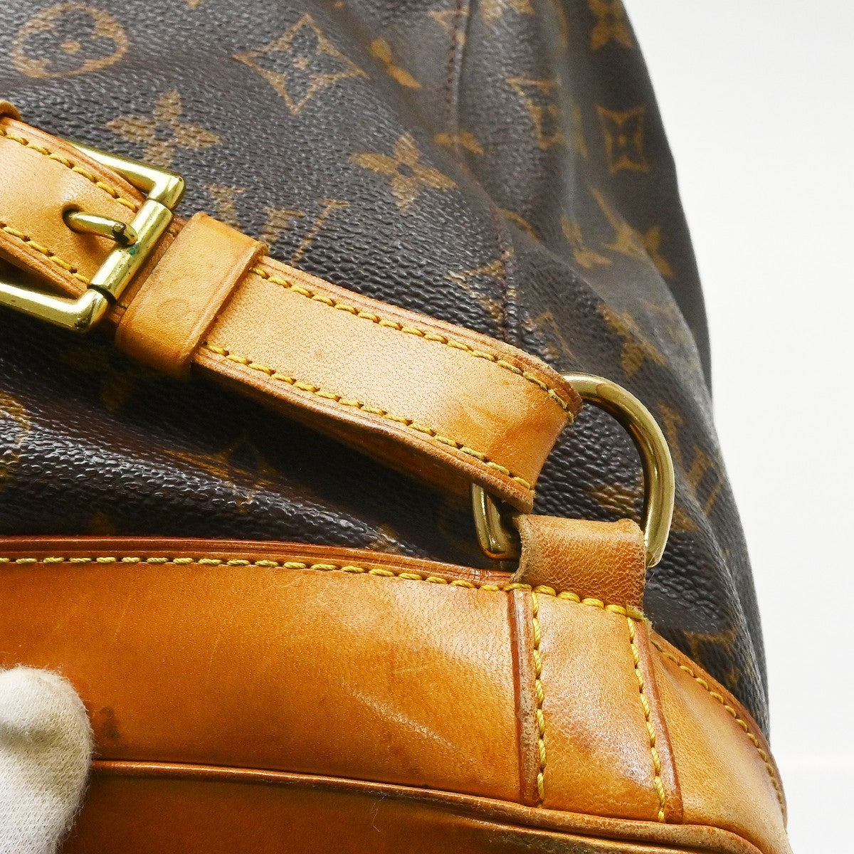 Louis Vuitton Vintage Montsouris Backpack Monogram Canvas Brown Canvas Backpack Bag (Pre-Owned)