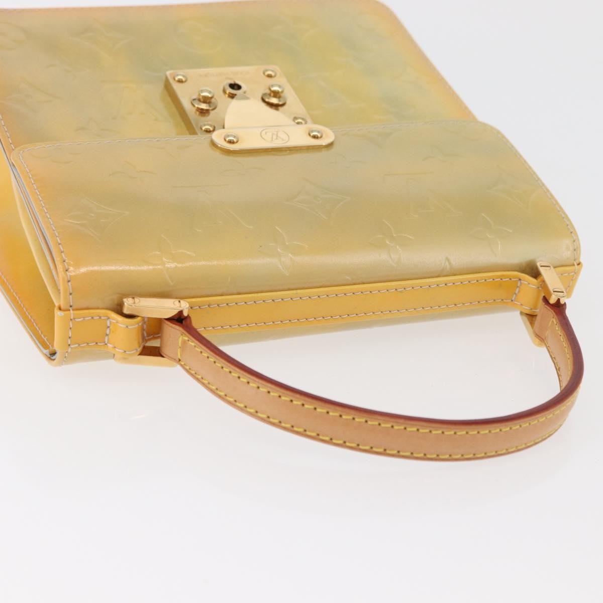 Louis Vuitton Spring Street Nm Handbag Patent Leather Yellow Patent_Leather Handbag (Pre-Owned)