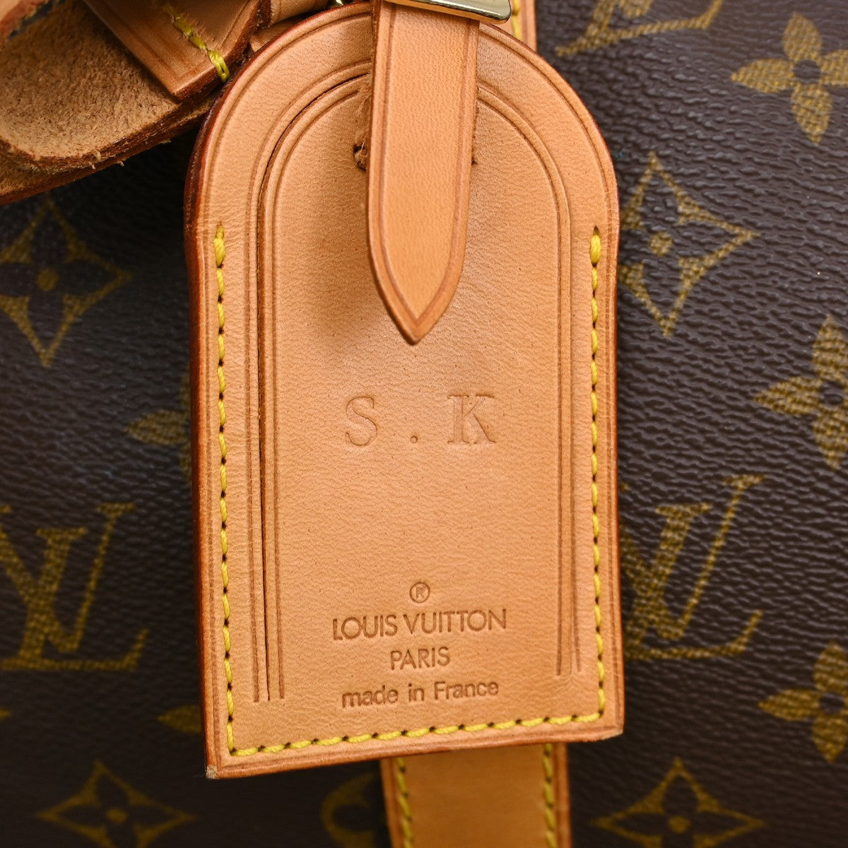 Louis Vuitton Keepall Bag Monogram Canvas Brown Canvas Travel Bag Bag (Pre-Owned)