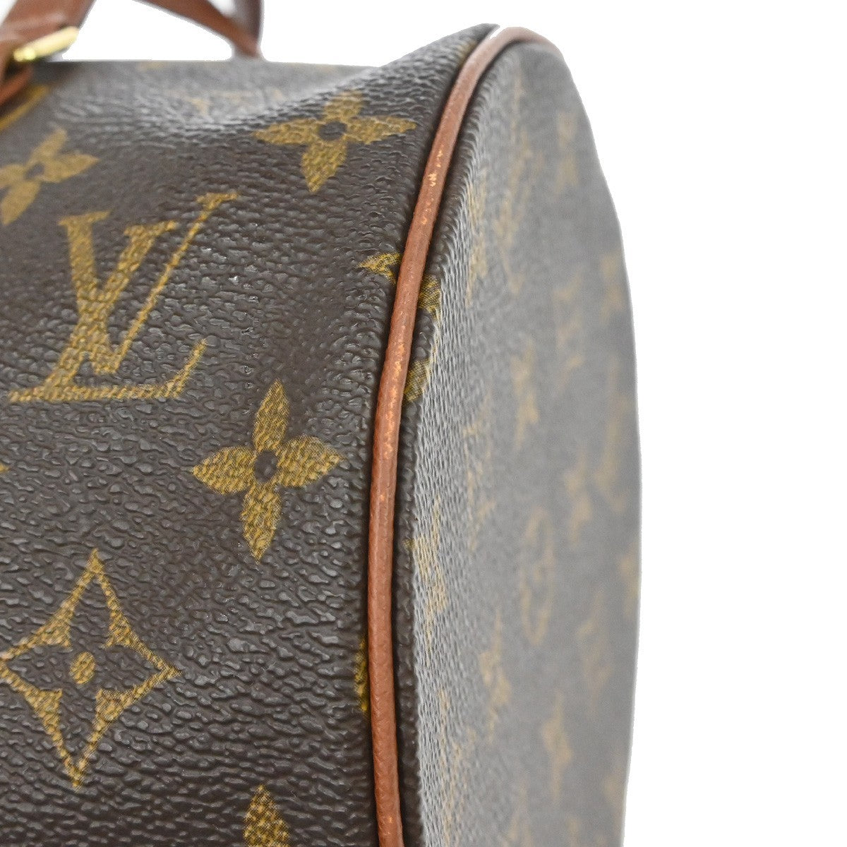Louis Vuitton Papillon Handbag Monogram Canvas Brown Canvas Handbag (Pre-Owned)