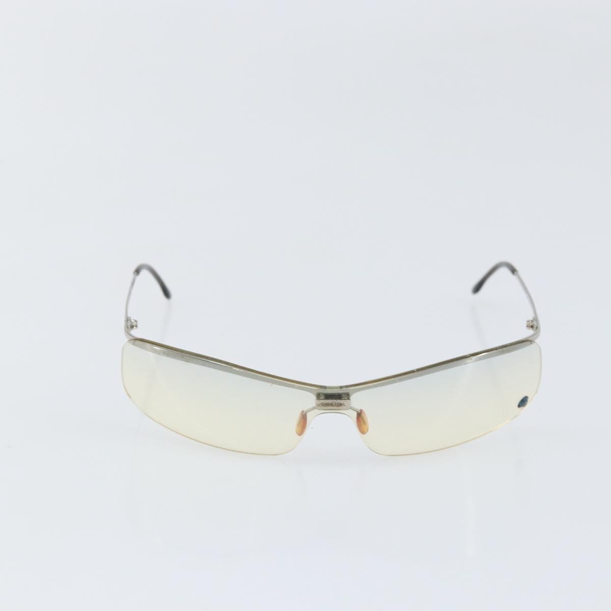 Chanel Logo Cc Sunglasses Metal Silver Metal Sunglasse Accessory (Pre-Owned)
