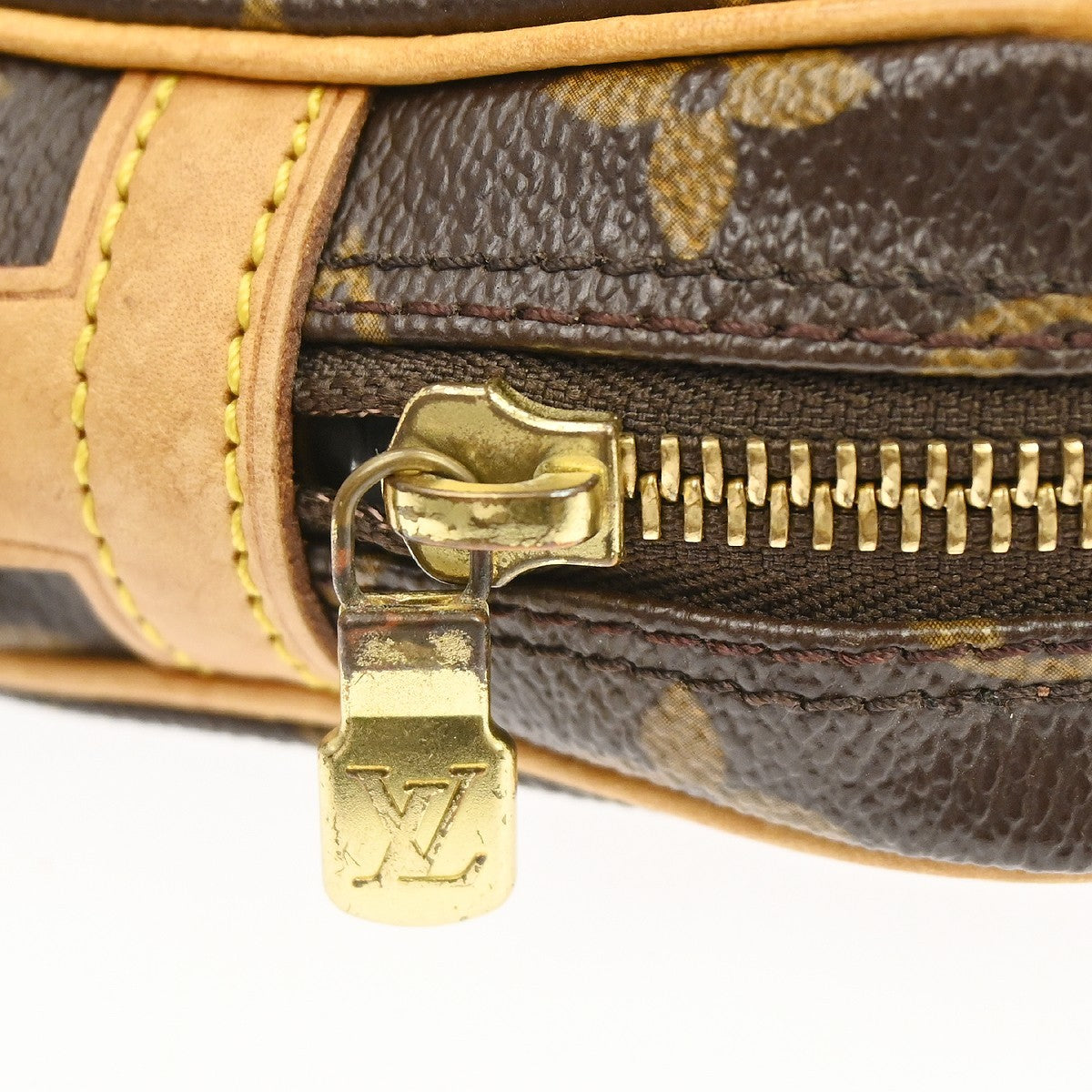 Louis Vuitton Pochette Marly Bandouliere Bag Monogram Canvas Brown Canvas Shoulder Bag Bag (Pre-Owned)