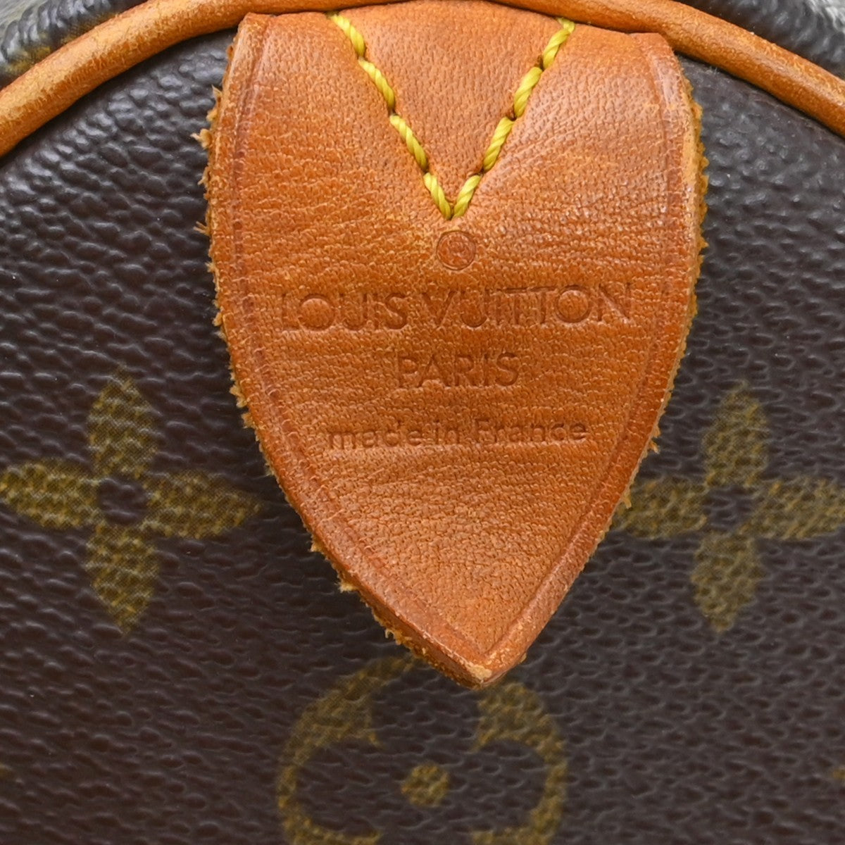 Louis Vuitton Speedy Handbag Monogram Canvas Brown Canvas Handbag (Pre-Owned)