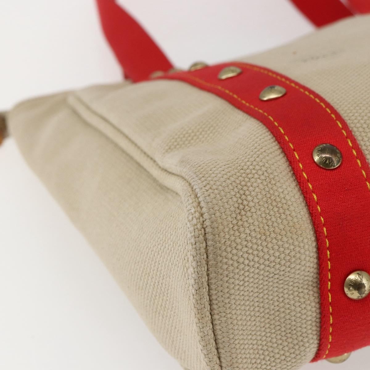 Louis Vuitton Antigua Tote Canvas Beige Canvas Tote Bag Bag (Pre-Owned)