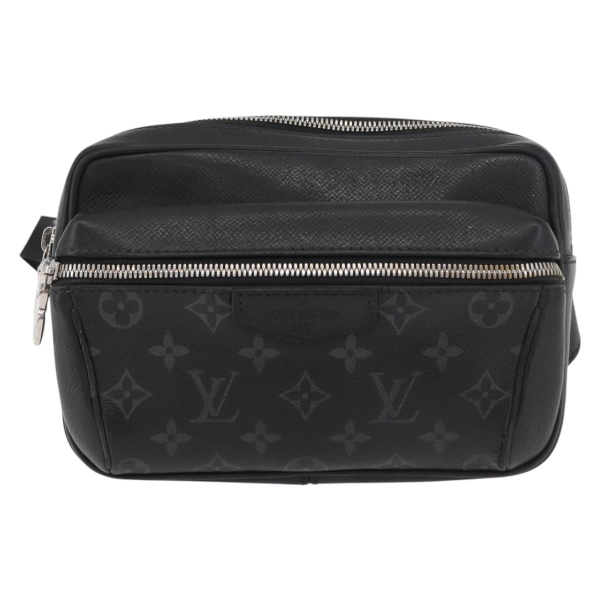 Louis Vuitton Outdoor Bumbag Monogram Taigarama Gray Canvas Crossbody Bag Bag (Pre-Owned)