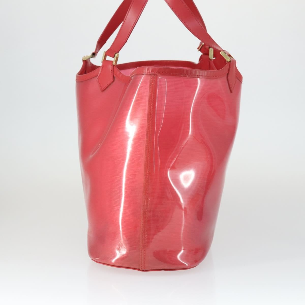 Louis Vuitton Plage Lagoon Bay Handbag Vinyl Epi Leather Red Plastic Tote Bag Bag (Pre-Owned)