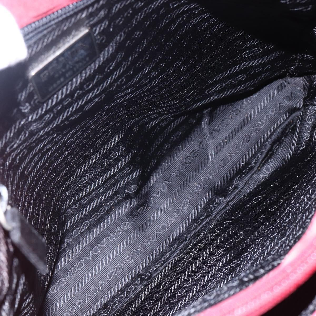 Prada Vintage Tote Tessuto Red Nylon Tote Bag Bag (Pre-Owned)