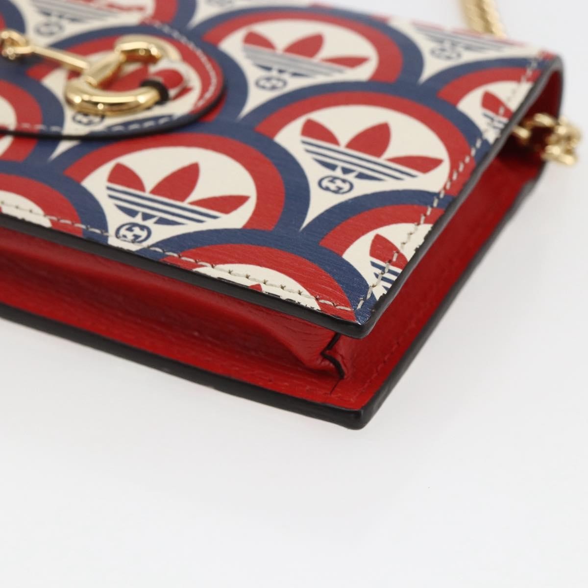 Gucci X Adidas Wallet On Chain Leather Multicolour Leather Shoulder Bag Bag (Pre-Owned)
