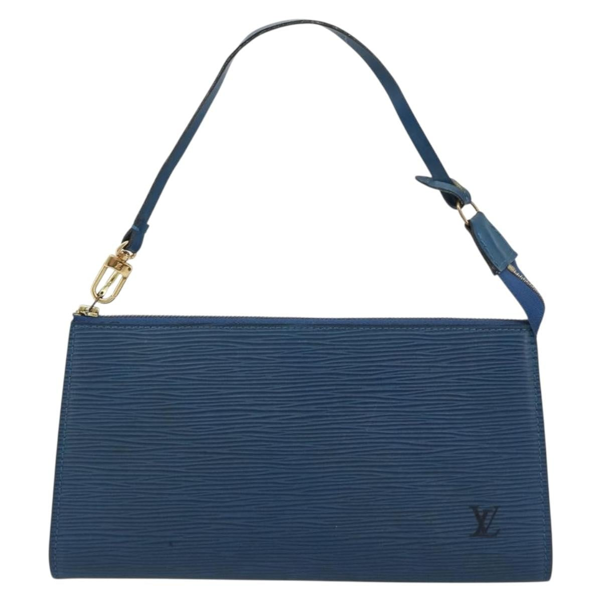 Louis Vuitton Pochette Accessoires Nm Epi Leather Blue Leather Clutche & Pouche Bag (Pre-Owned)