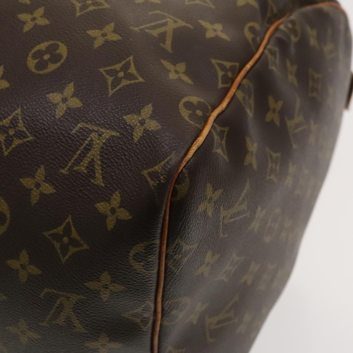 Louis Vuitton Keepall Bag Monogram Canvas Brown Canvas Travel Bag Bag (Pre-Owned)