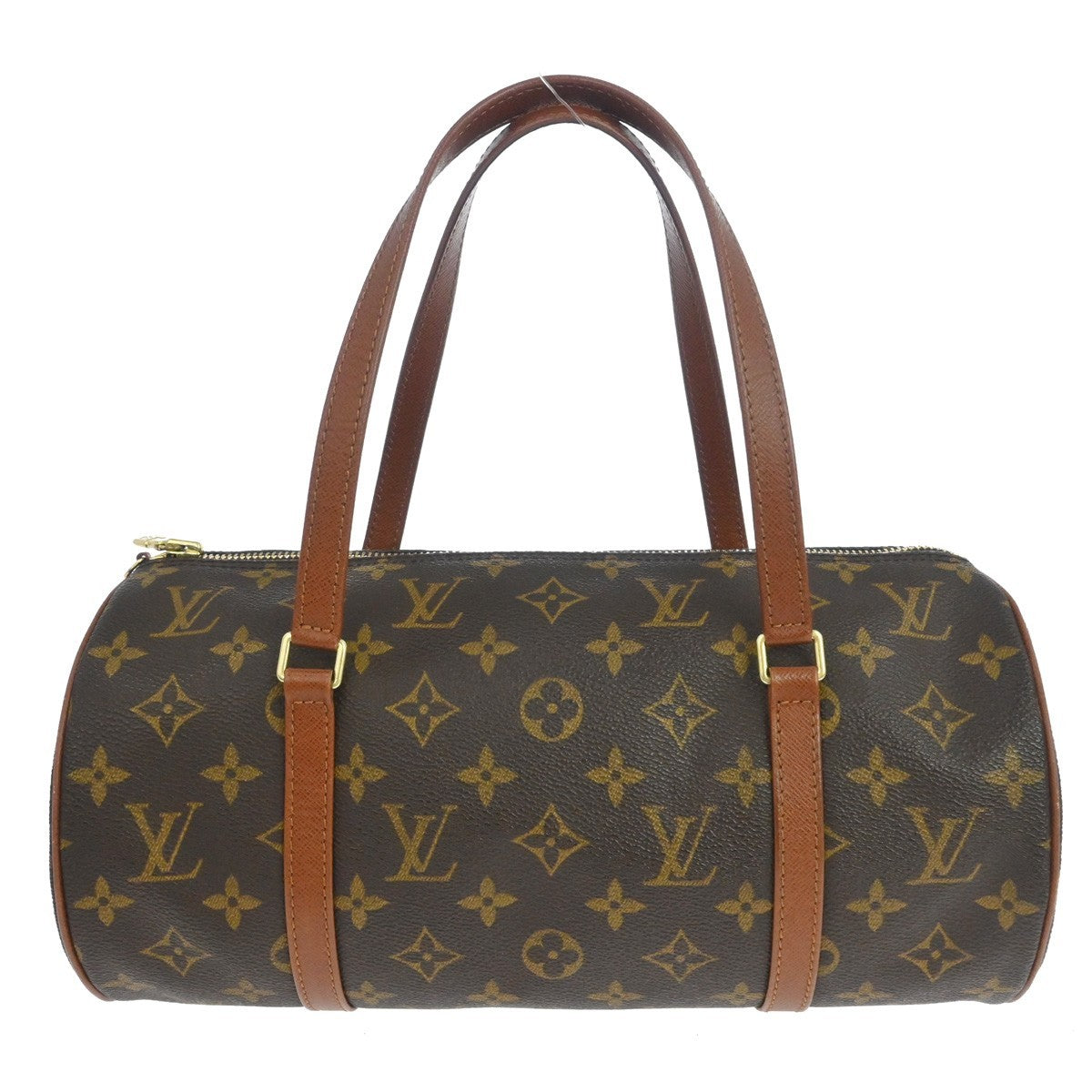 Louis Vuitton Papillon Handbag Monogram Canvas Brown Canvas Handbag (Pre-Owned)