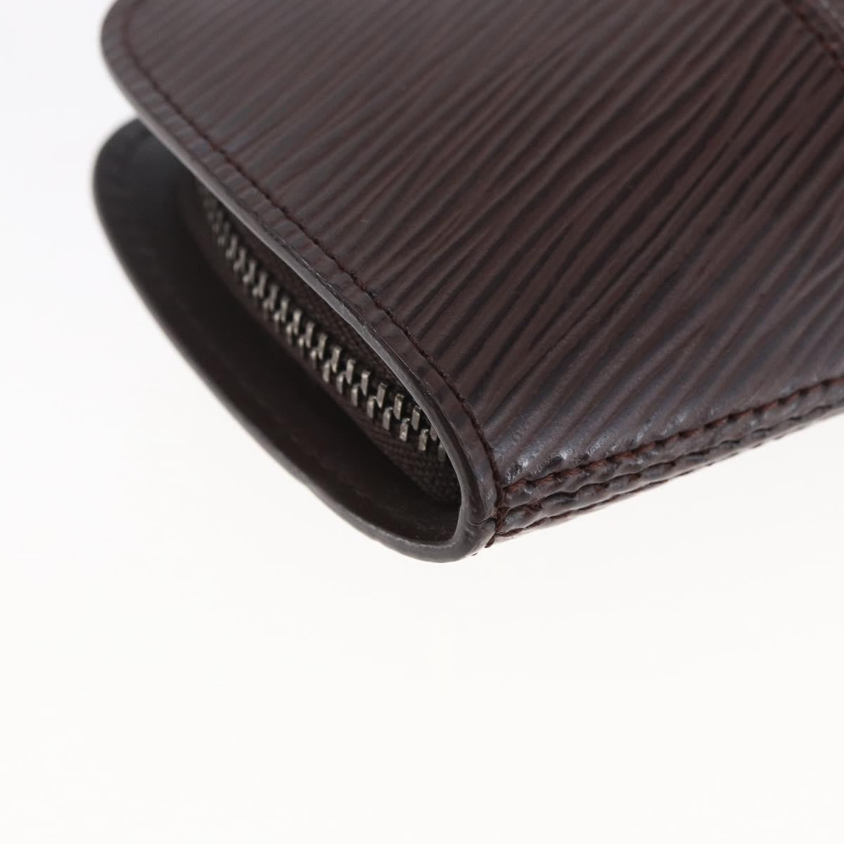 Louis Vuitton Demi Lune Coin Purse Epi Leather Brown Leather Wallets Accessory (Pre-Owned)