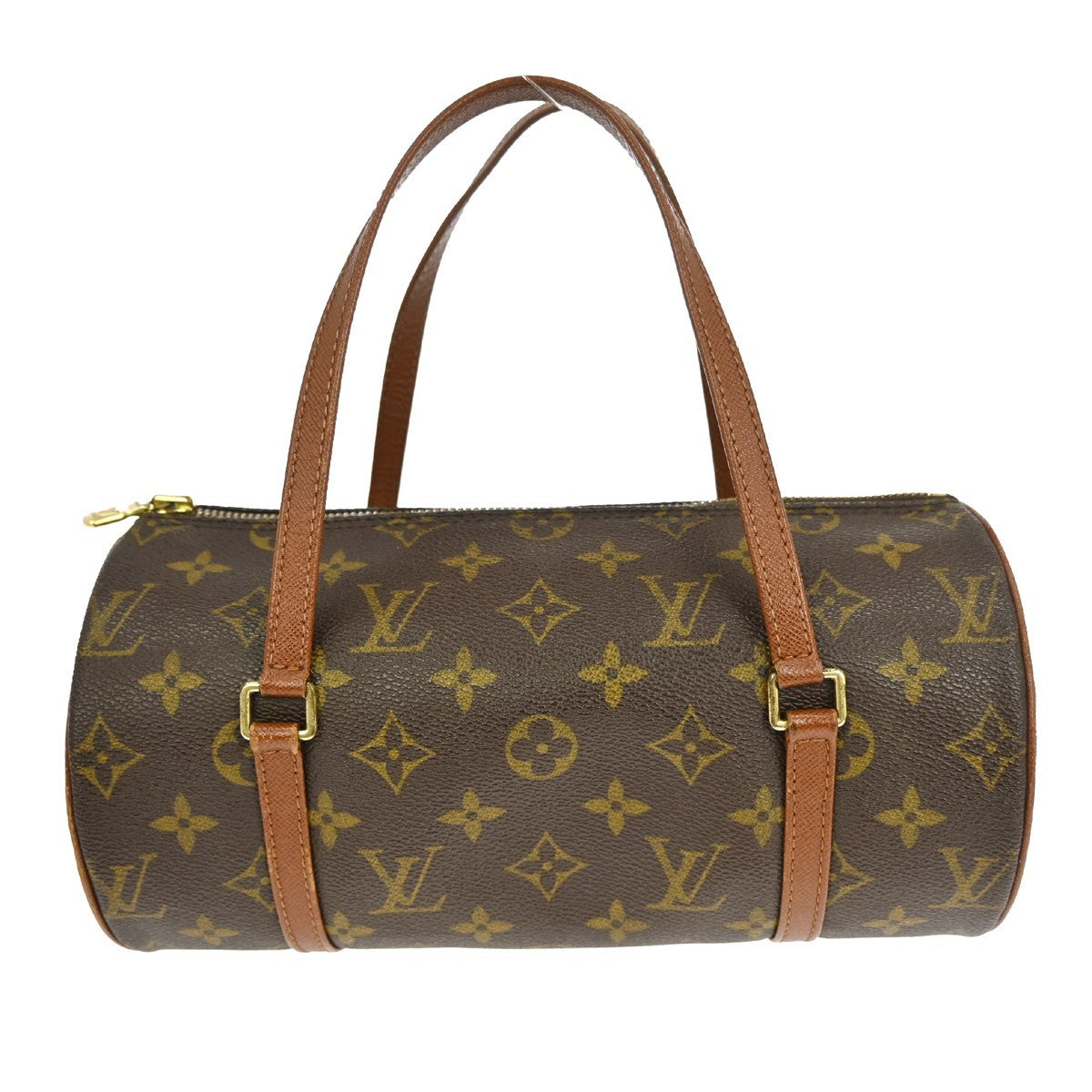 Louis Vuitton Papillon Handbag Monogram Canvas Brown Canvas Handbag (Pre-Owned)