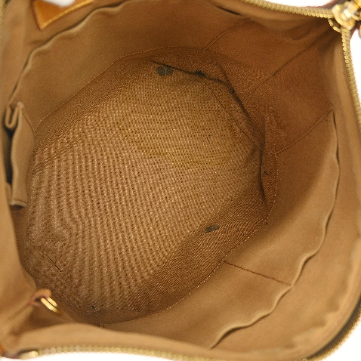 Louis Vuitton Palermo Handbag Monogram Canvas Brown Canvas Tote Bag Bag (Pre-Owned)