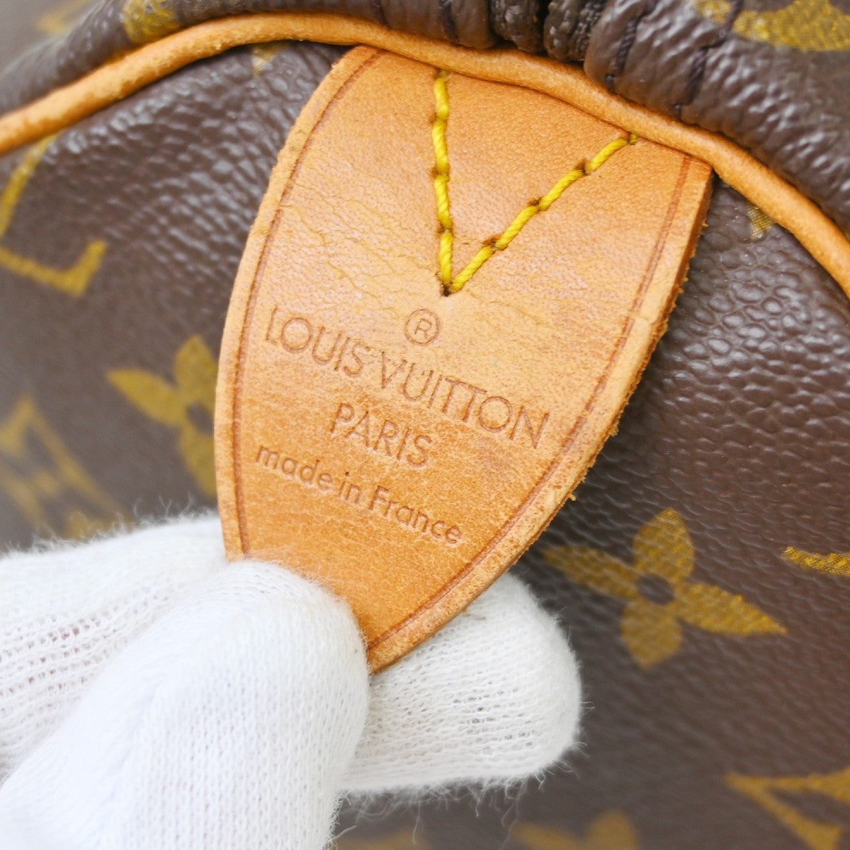 Louis Vuitton Speedy Handbag Monogram Canvas Brown Canvas Handbag (Pre-Owned)