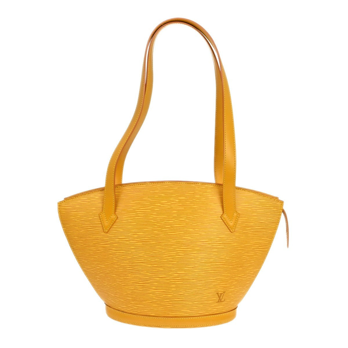 Louis Vuitton Saint Jacques Handbag Epi Leather Yellow Leather Shoulder Bag Bag (Pre-Owned)
