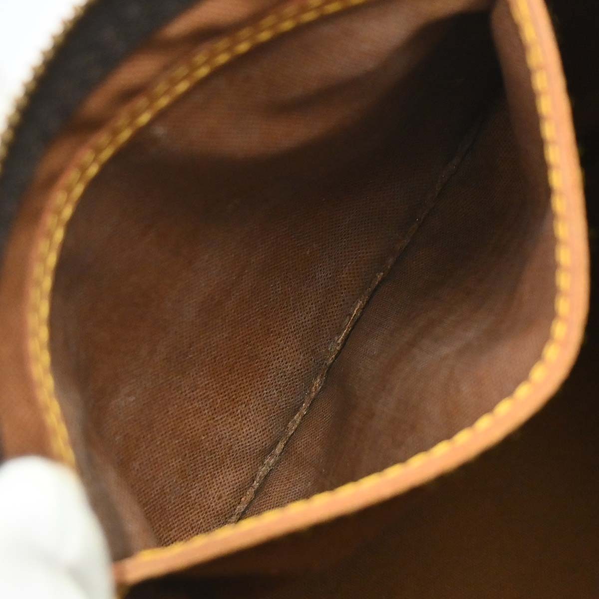 Louis Vuitton Speedy Handbag Monogram Canvas Brown Canvas Handbag (Pre-Owned)