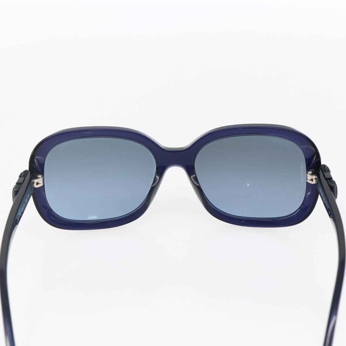 Chanel Logo Cc Sunglasses Plastic Blue Plastic Sunglasse Accessory (Pre-Owned)