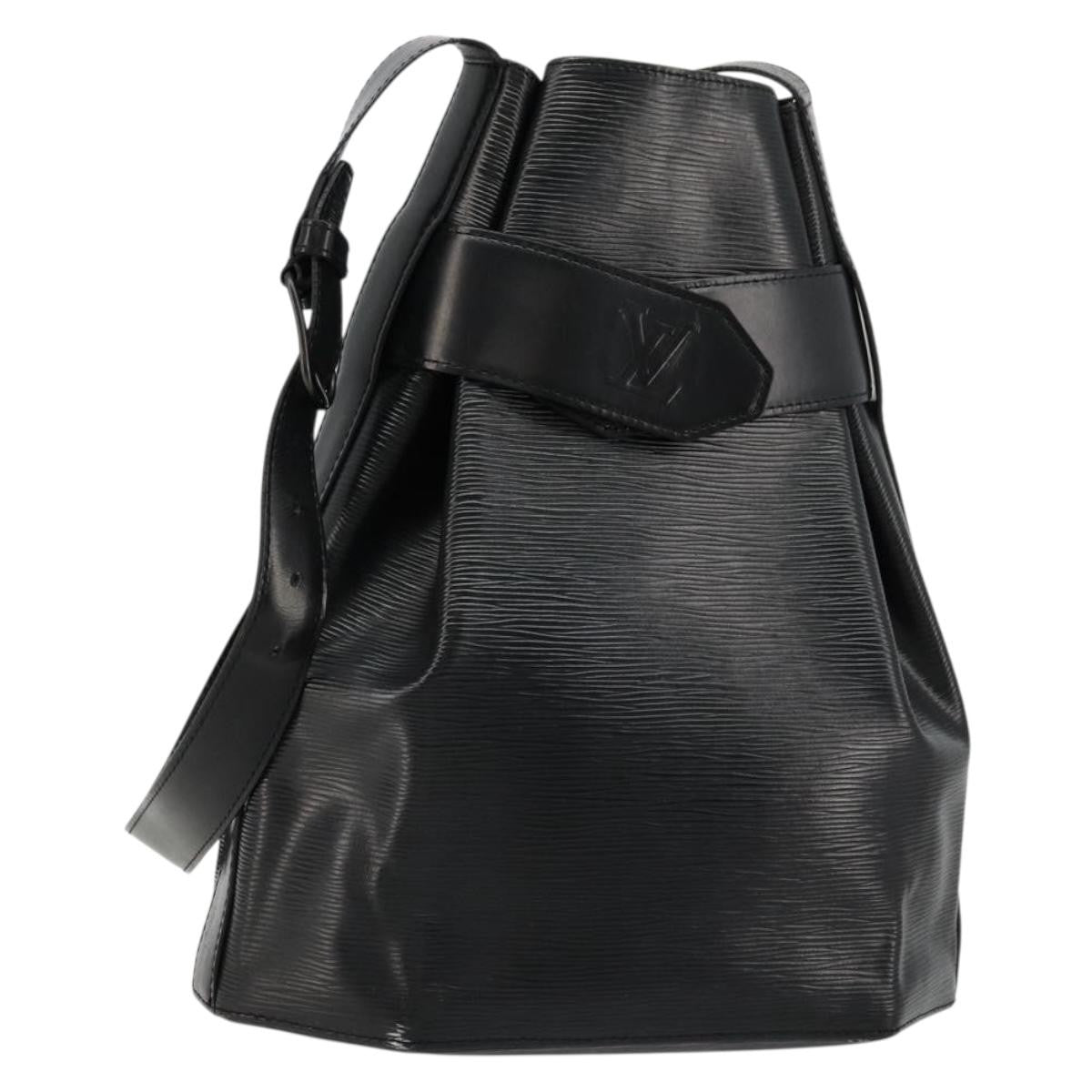 Louis Vuitton Vintage Sac D'epaule Handbag Epi Leather Black Leather Shoulder Bag Bag (Pre-Owned)
