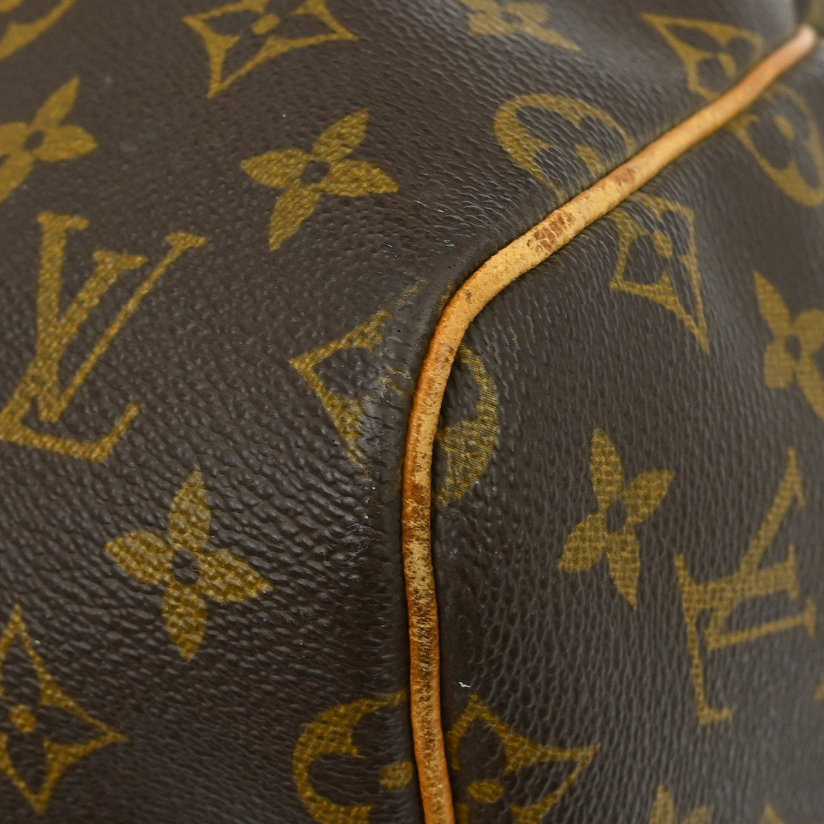 Louis Vuitton Keepall Bag Monogram Canvas Brown Canvas Travel Bag Bag (Pre-Owned)