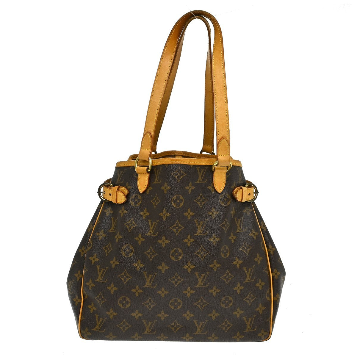 Louis Vuitton Batignolles Handbag Monogram Canvas Brown Canvas Tote Bag Bag (Pre-Owned)