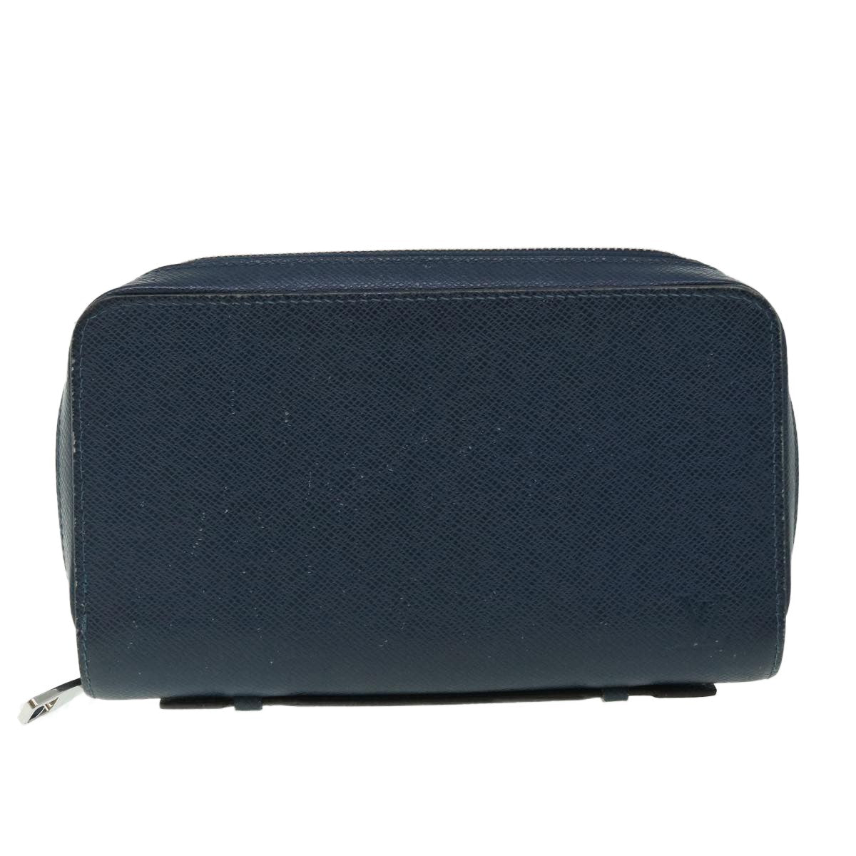 Louis Vuitton Zippy Xl Taiga Leather Navy Leather Wallets Accessory (Pre-Owned)