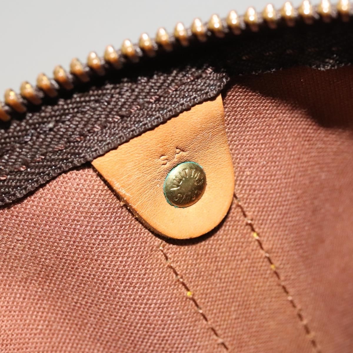 Louis Vuitton Keepall Bag Monogram Canvas Brown Canvas Travel Bag Bag (Pre-Owned)