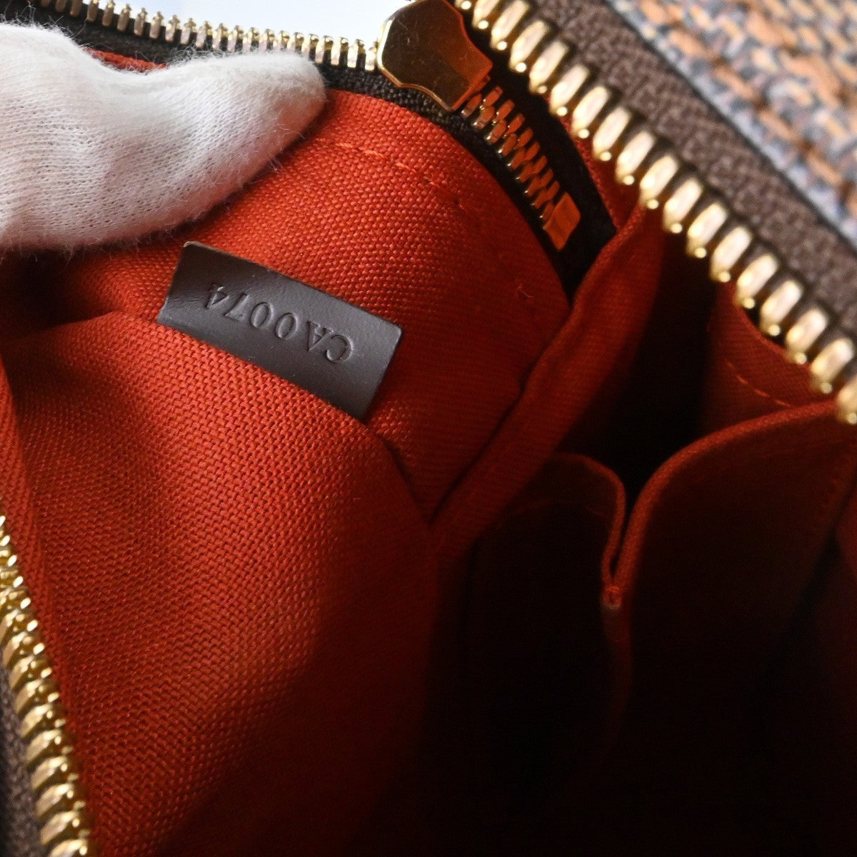 Louis Vuitton Olav Handbag Damier Brown Canvas Shoulder Bag Bag (Pre-Owned)
