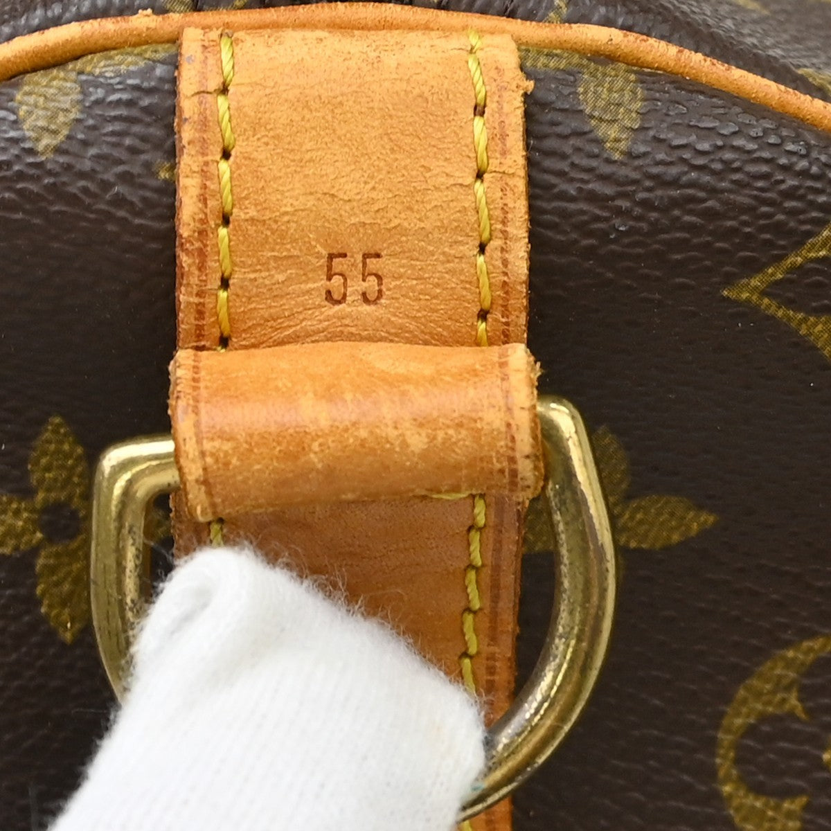 Louis Vuitton Keepall Bandouliere Bag Monogram Canvas Brown Canvas Travel Bag Bag (Pre-Owned)