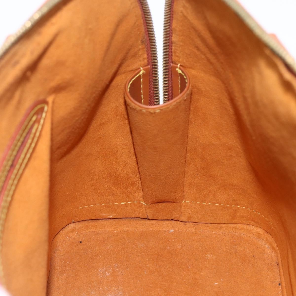 Louis Vuitton Alma Handbag Epi Leather Brown Leather Handbag (Pre-Owned)