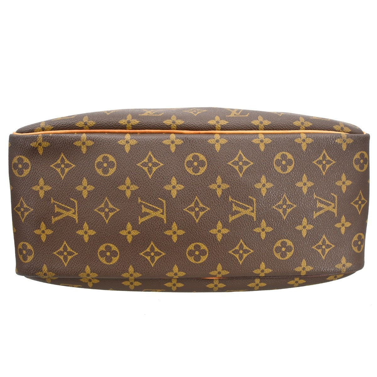 Louis Vuitton Deauville Handbag Monogram Canvas Brown Canvas Handbag (Pre-Owned)