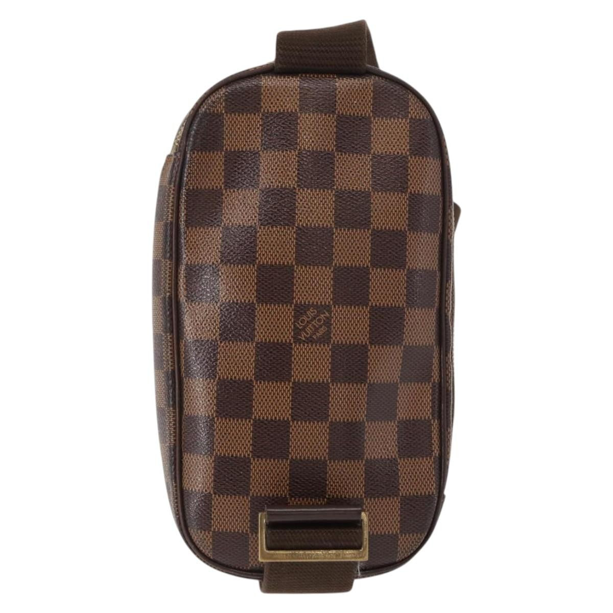 Louis Vuitton Pochette Gange Damier Brown Canvas Clutche & Pouche Bag (Pre-Owned)