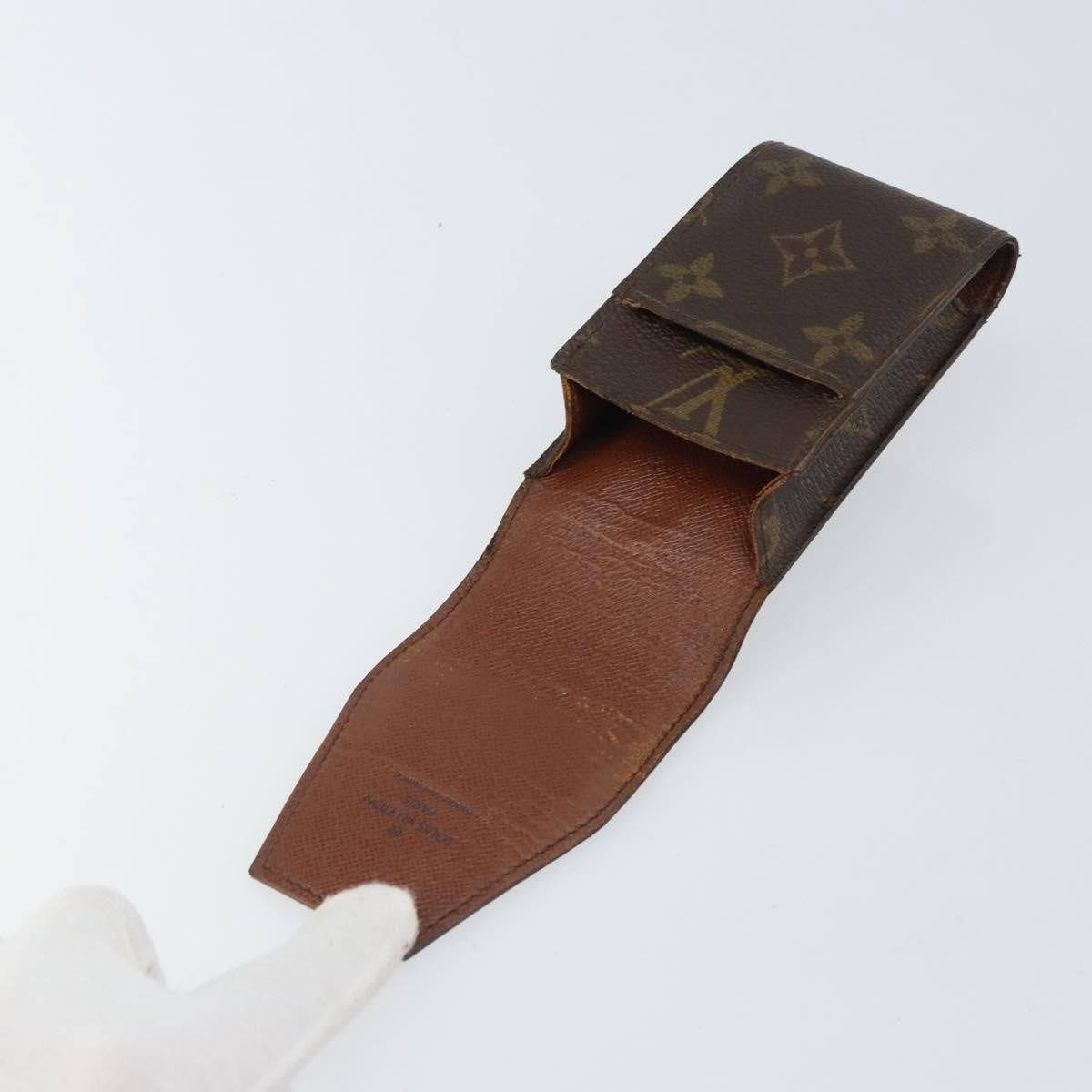 Louis Vuitton Cigarette Case Monogram Canvas Brown Canvas Clutche & Pouche Bag (Pre-Owned)
